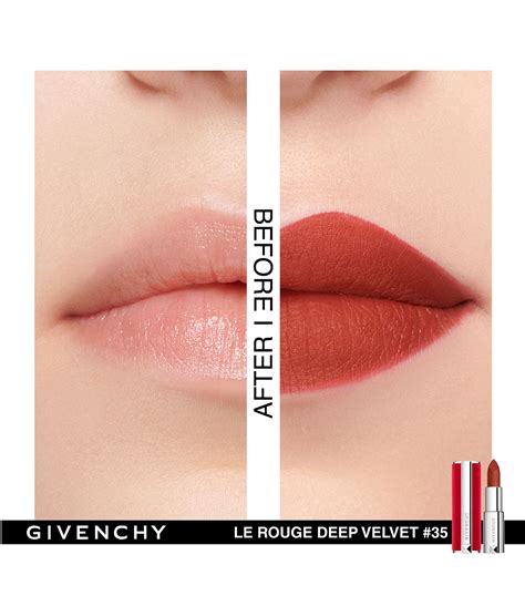 givenchy le rouge deep velvet รีวิว|givenchy le rouge review.